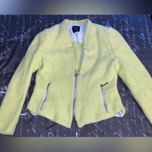 Yellow blazer half zip - Picture 2 of 4